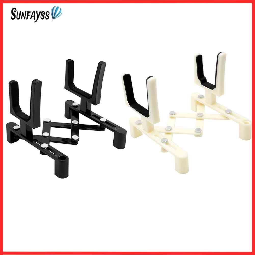 Wood Violin Holder Stand Portable Folding Guitar Instruments Ukulele ...