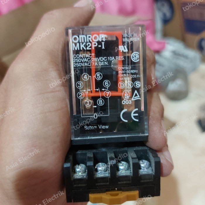 RELAY MK2P-1 OMRON MK2P+SOCKET 220V AC ORIGINAL | Shopee Philippines