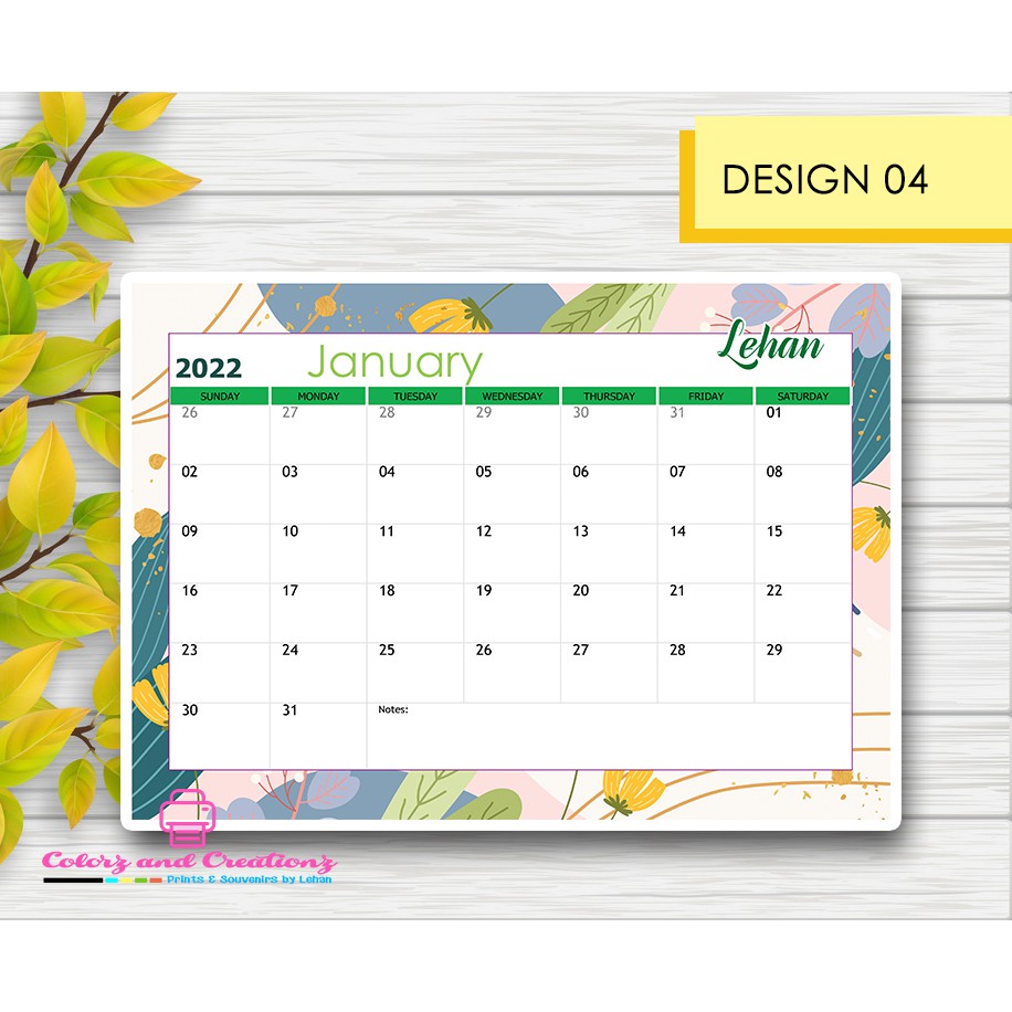 20242025 Personalized Desk Calendar Planner w/ Calendar Jacket Free