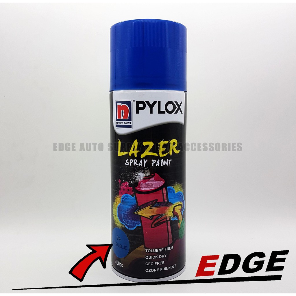 (24 Isuzu Blue) Pylox Lazer Spray Paint 400Cc By Nippon Paint Blue