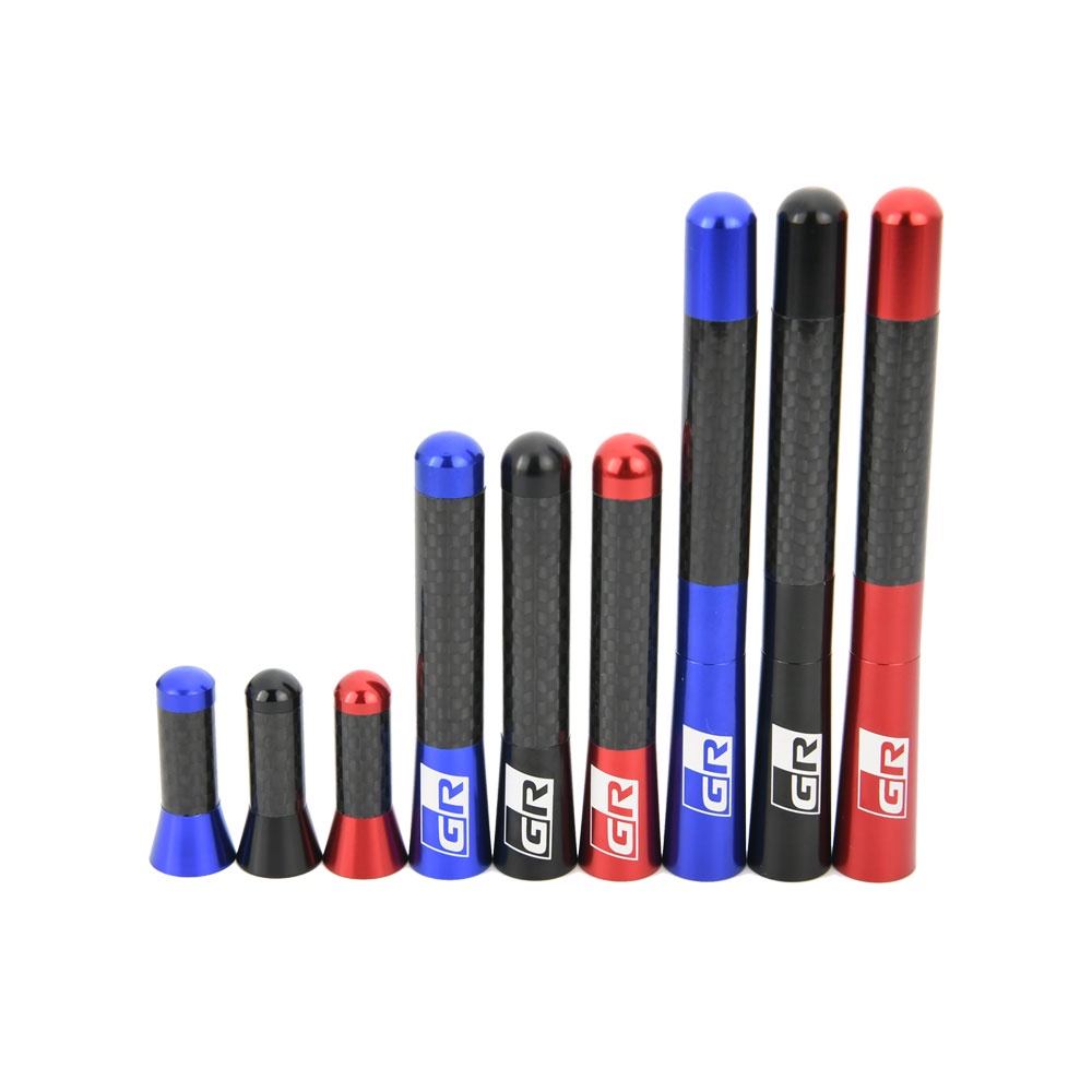 3.5/8/12CM Carbon Fiber Car Antenna FM Radio Aerial Signal Receiver ...