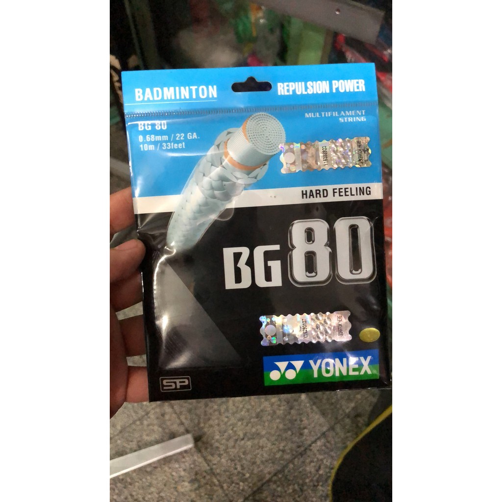 ORIGINAL Yonex BG 80 SP Badminton Racket Strings | Shopee Philippines