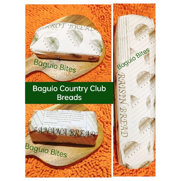 Baguio Country Club Raisins / Banana / Carrot Breads (LUZON ONLY
