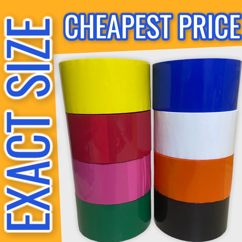 Colored Tapes 2” Assorted Colors (any brand ) | Shopee Philippines