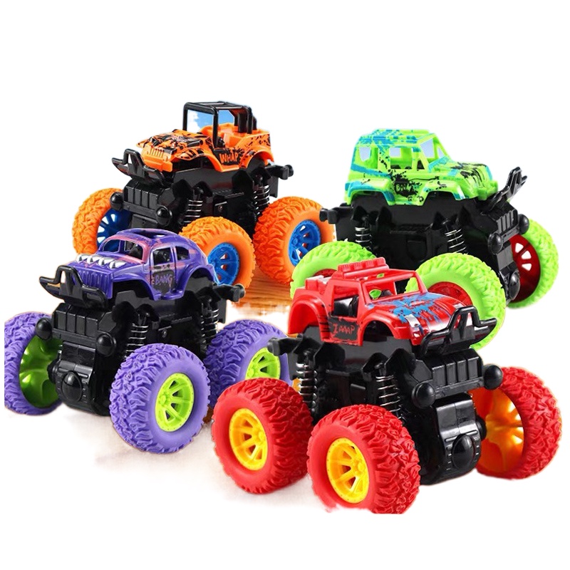 Monster Truck Inertia Suv Friction Power Vehicles Toy Cars Four Wheel Drive Inertial Off Road 2753