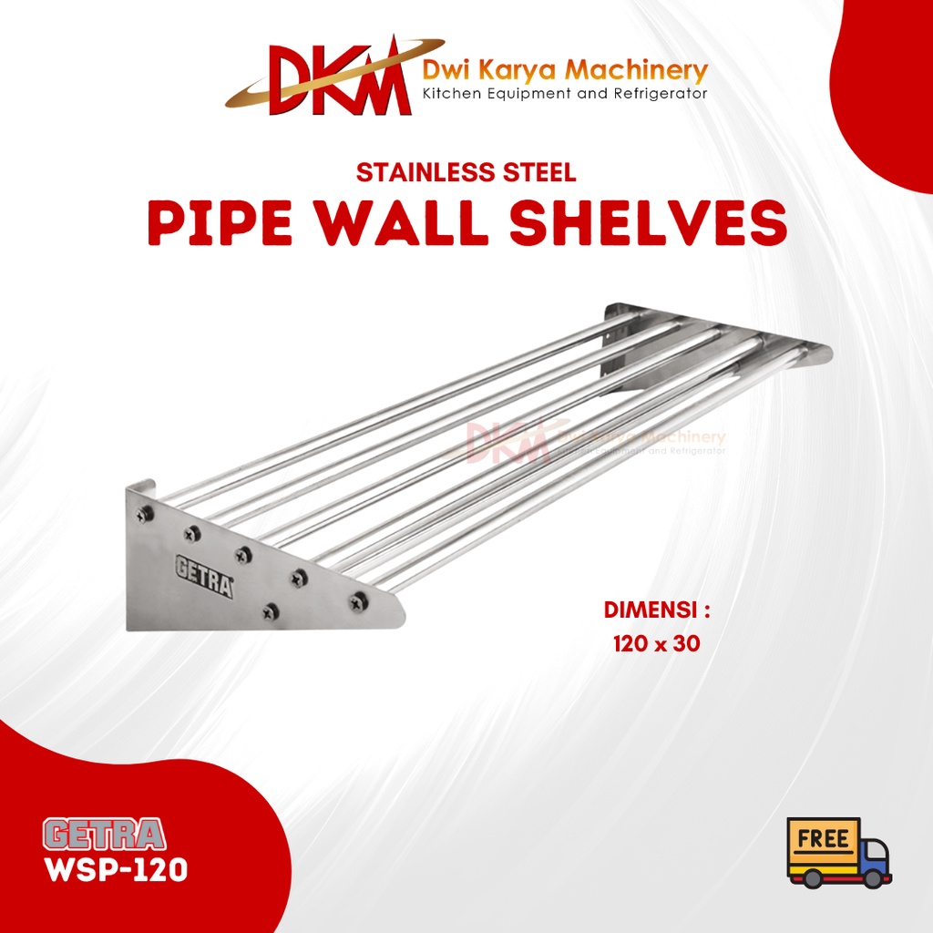 Getra WSP-120 PIPE WALL SHELF/Round Tube Rack | Shopee Philippines