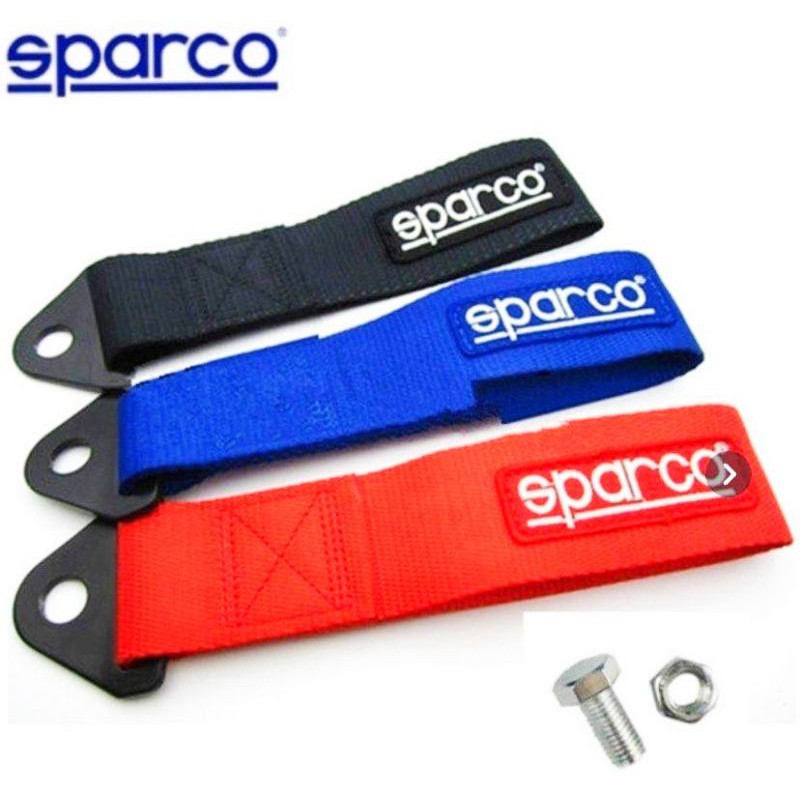 Sparco JDM Car Racing Tow Strap Bumper Trailer Tow Ropes Shopee