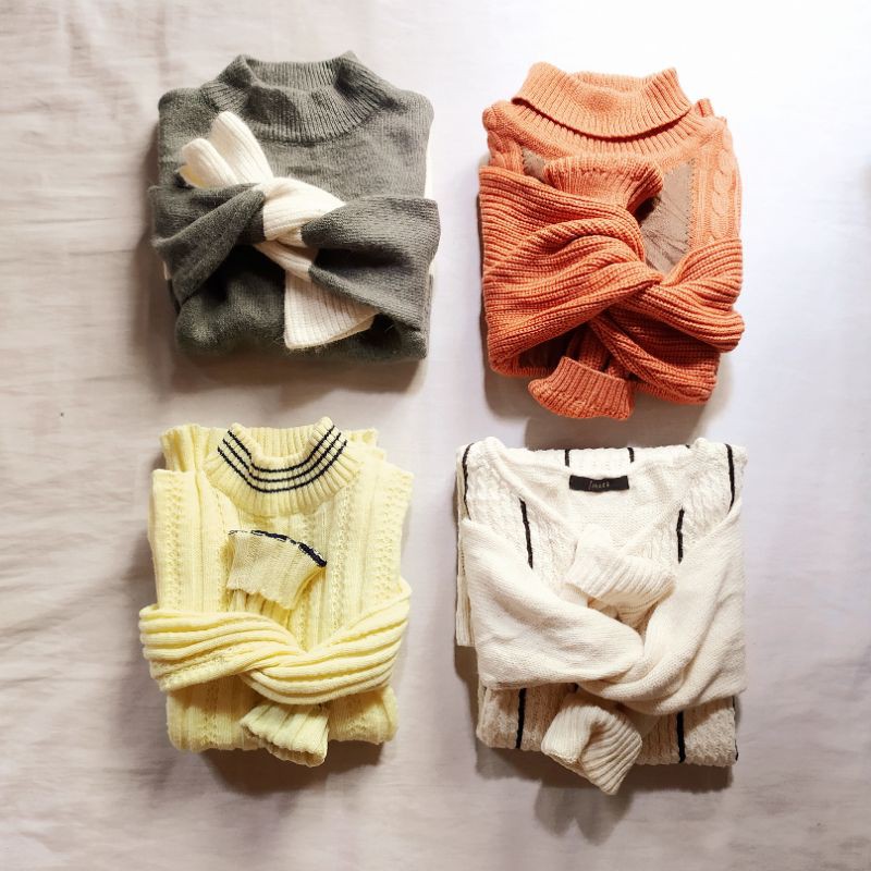 Knitted on sale sweater shopee