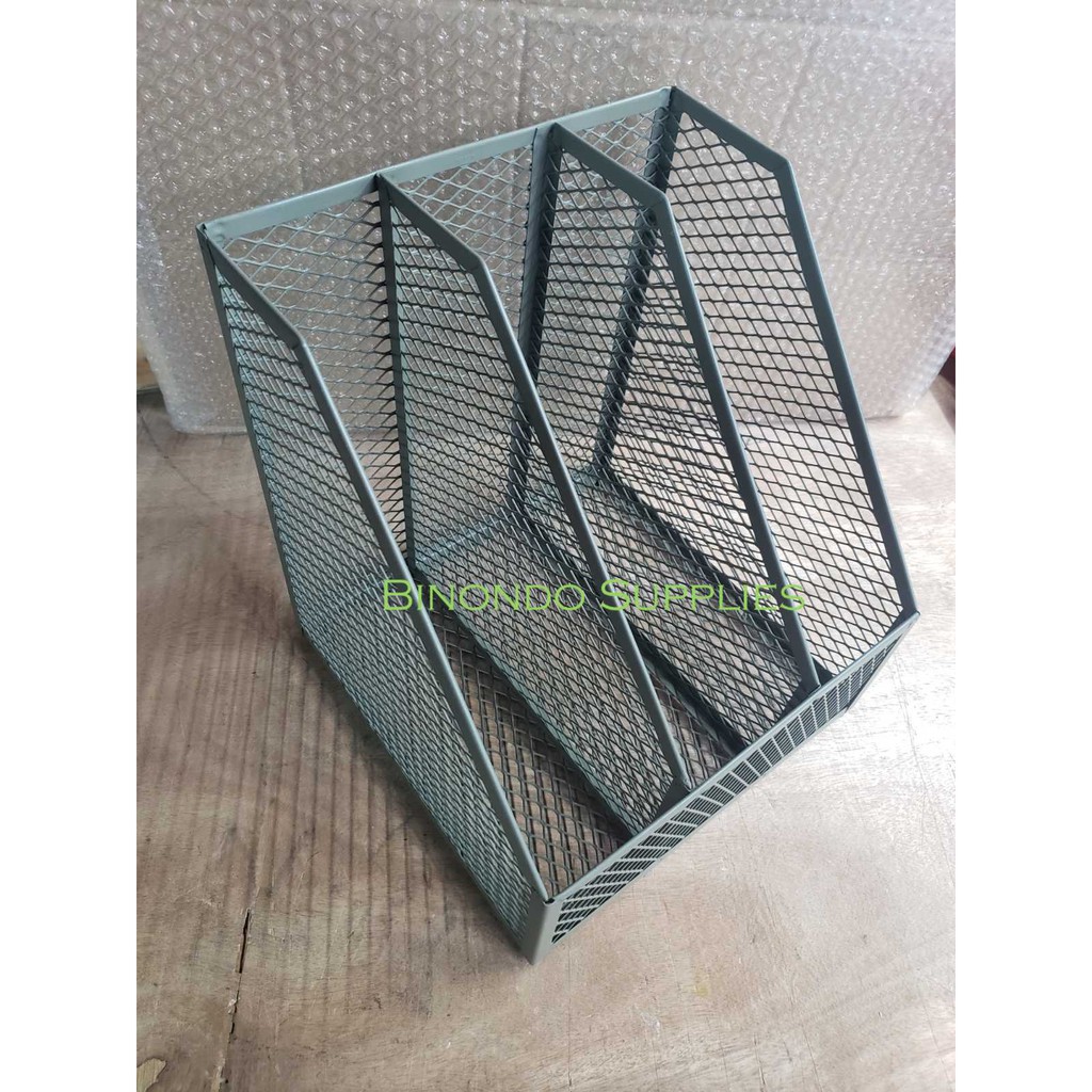 Timco Metal Magazine File Rack Office File Holder Desktop Storage ...
