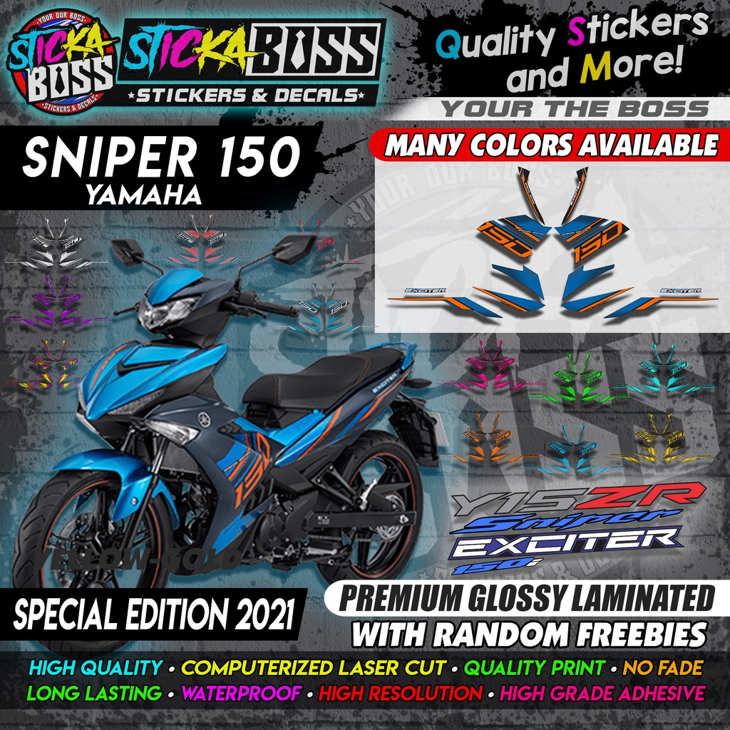 STICKER DECALS for SNIPER 150 (S150SPED20) [MALAYSIAN CONCEPT / EXCITER ...