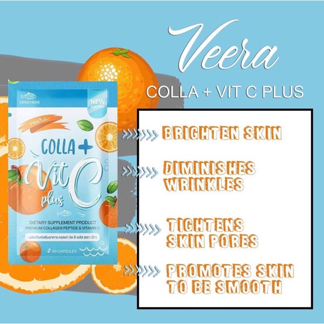 Colla + Vit C Plus (60 capsules) | Shopee Philippines