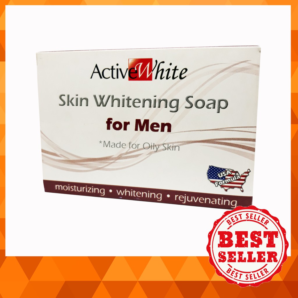 Active White Skin Whitening Soap for Men 135g