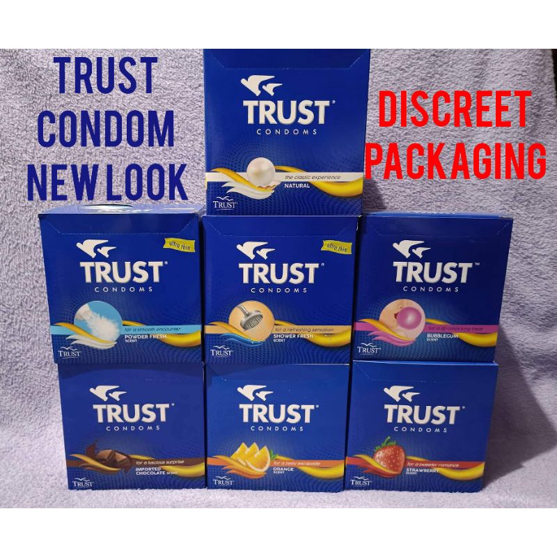 TRUST CONDOM BIG BOX ALL VARIANTS (24PACKS INSIDE)NEW PACKAGING ...