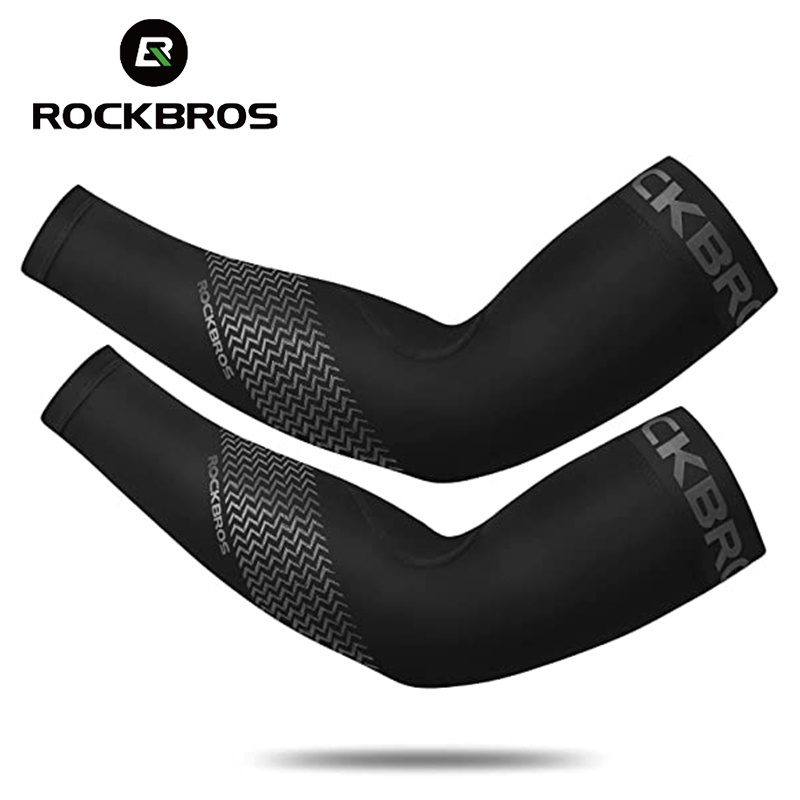 Local Delivery ROCKBROS Arm Sleeves Uv Protection Ice Silk Cycling ...