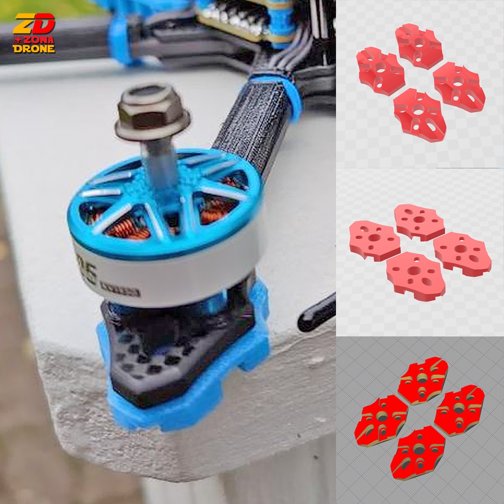 T-Motor FT5 Simple Arm Guard Protector FPV Drone 3D Print | Shopee ...
