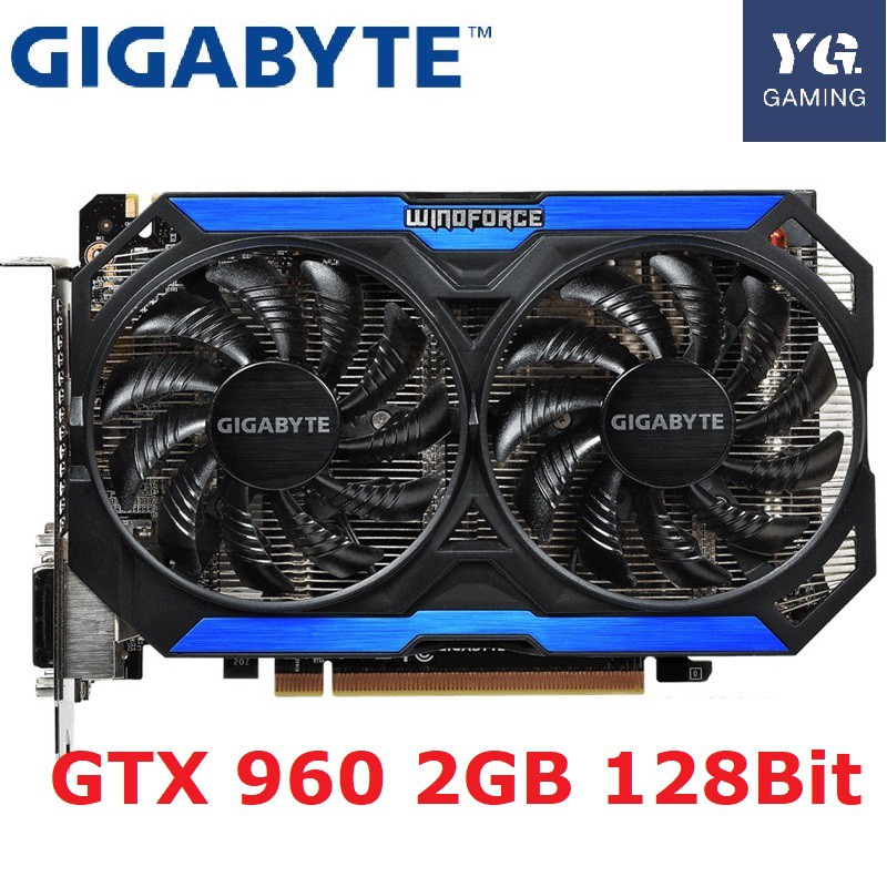 GIGABYTE Graphics Card GTX 960 2GB 128Bit GDDR5 Geforce GTX960