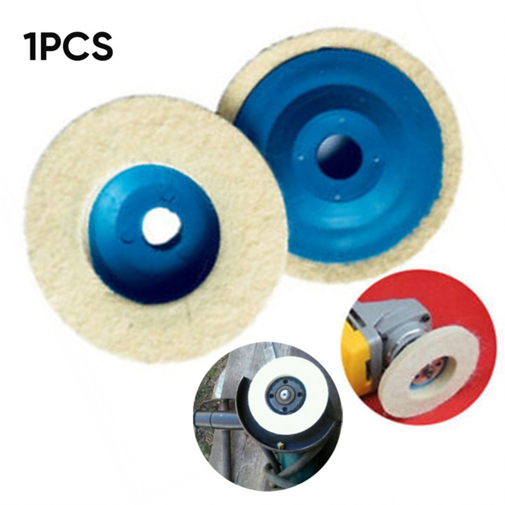 100mm 4inch Wool Felt Buffing Wheel Polishing Disc Pad for Angle ...