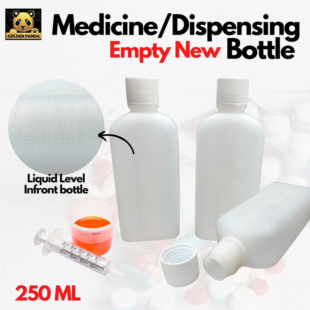 Dispensing Bottle/250ml/Medicine Dispensing Bottle | Shopee Philippines