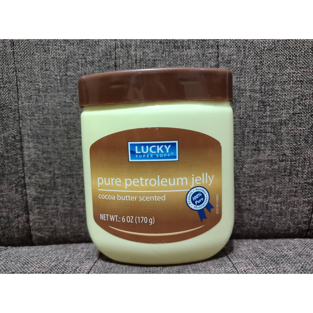 Lucky Petroleum Jelly Cocoa Butter Scented Made in India 170 g | Shopee ...