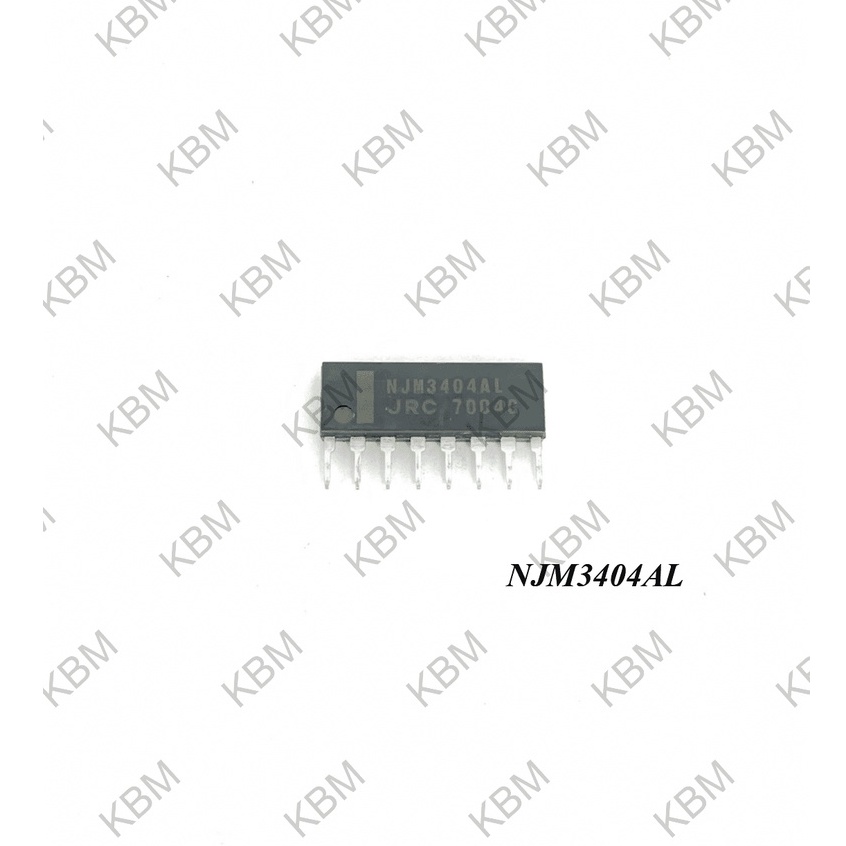 Integrated Circuit (IC) NJM3404AL NJM4558L NJM4580=4580 NJM4580D=4580D