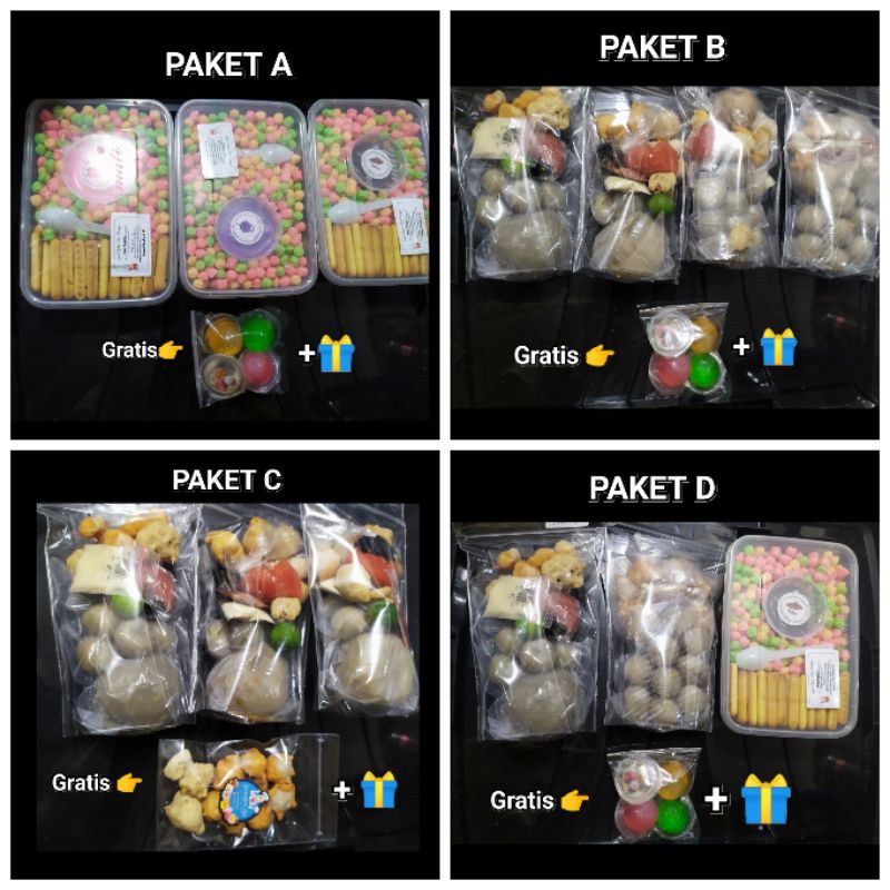 Economical Packages for Various Snacks Free Gift / snack packages ...