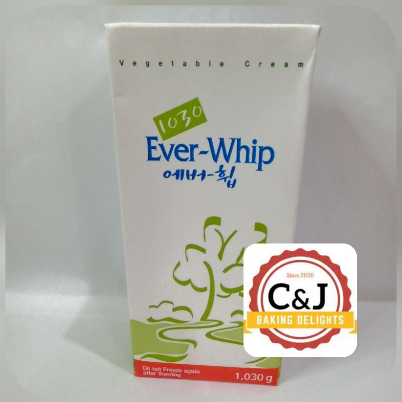 SALE! SALE! EverWhip / 1,030 grams (Non Dairy Whipping Cream Everwhip