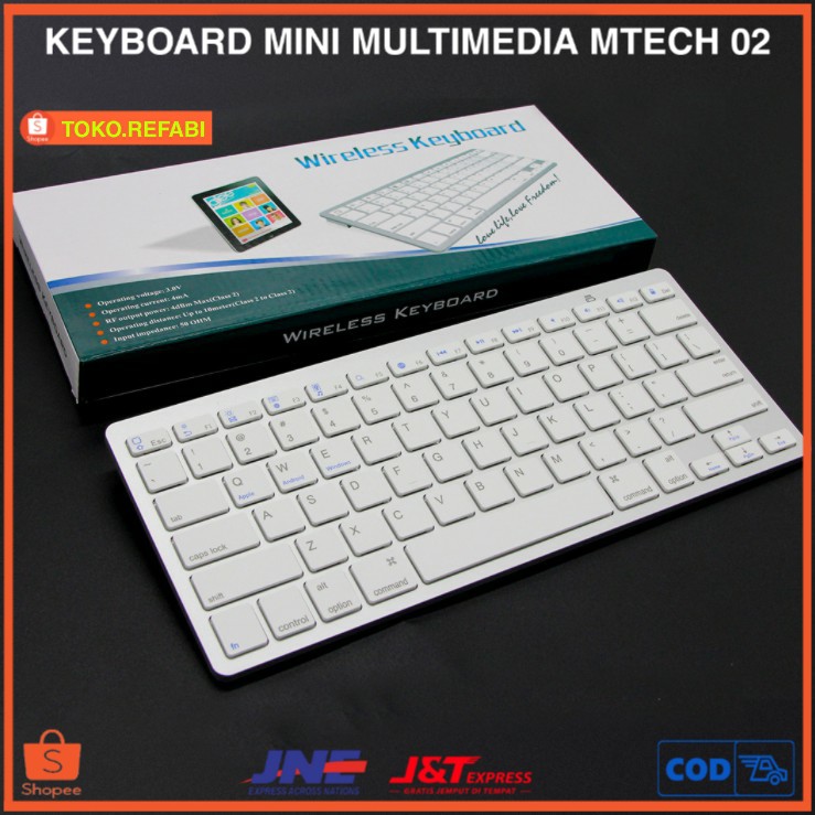 M-tech 02 Multi Media Mini Wireless Keyboard | Shopee Philippines