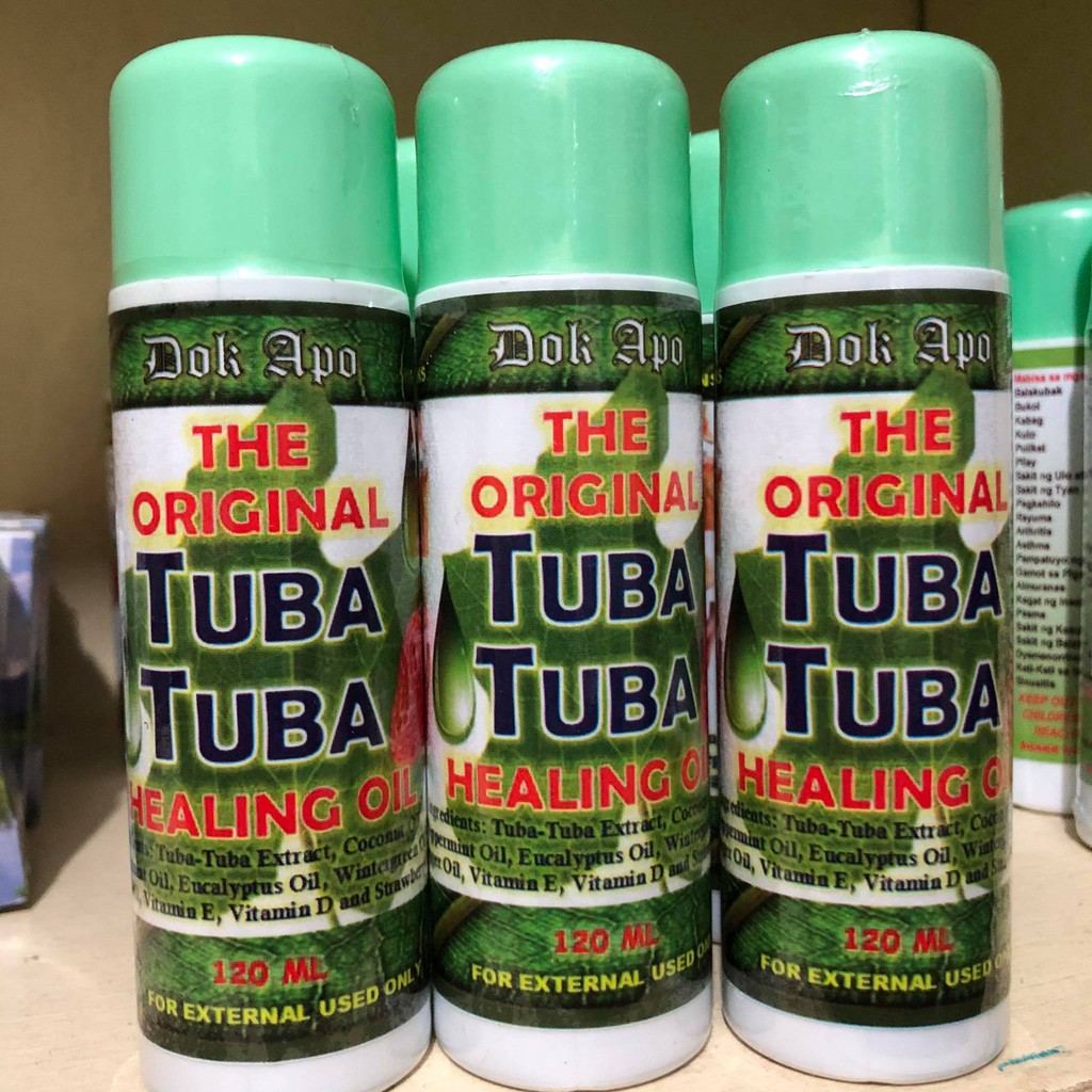 2 pcs DOK APO TUBA TUBA HEALING OIL 120 ml Shopee Philippines