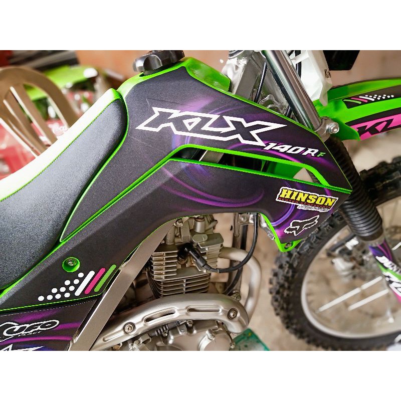 KAWASAKI KLX 140r F/ 140L (FULLY LAMINATED DECAL KIT) Shopee Philippines