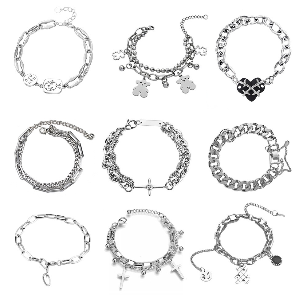 Fancy Korean Style Slip-on Bracelet main image 0