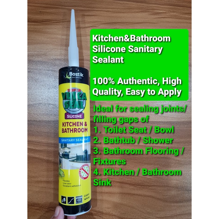 Vulca Seal Silicon Sealant Kitchen Bathroom Sanitary Silicone Sealant