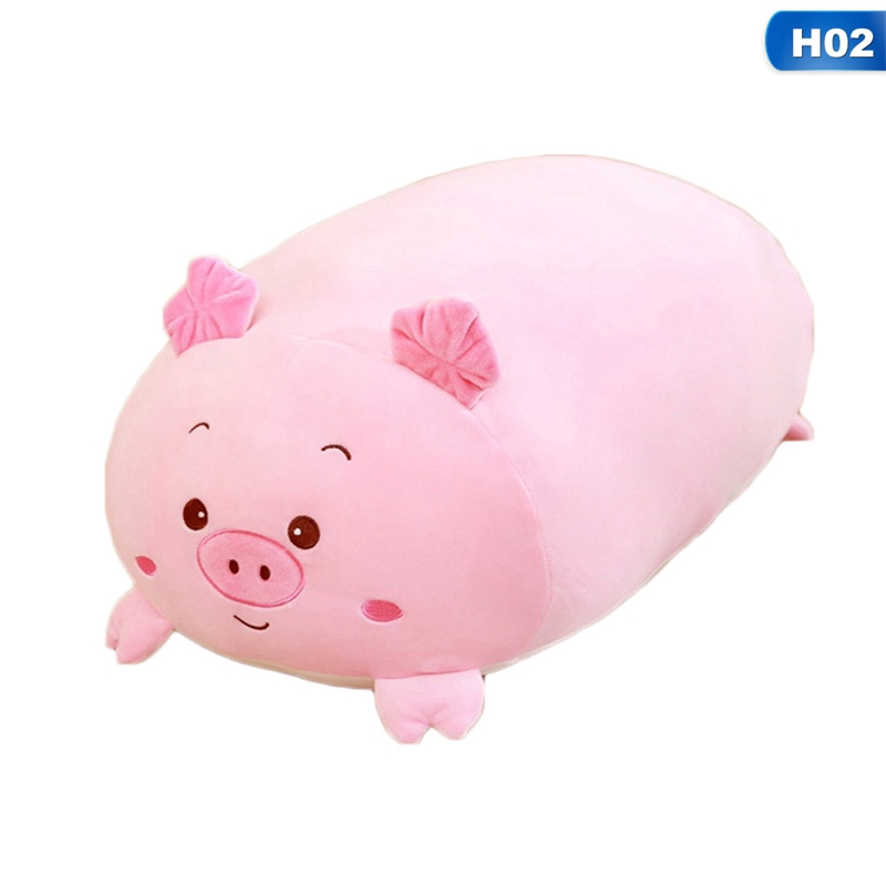 30cm Lying Pig Cat Animal Plush Stuffed Doll Toy Cushion Huggable Throw ...
