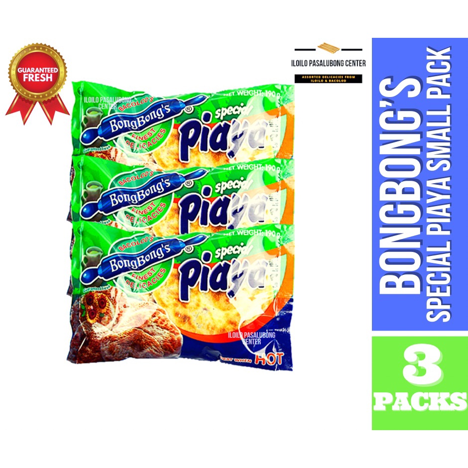 BONGBONGS PASALUBONG Special Piaya 5pcs/pack (3 PACKS) | special piaya ...