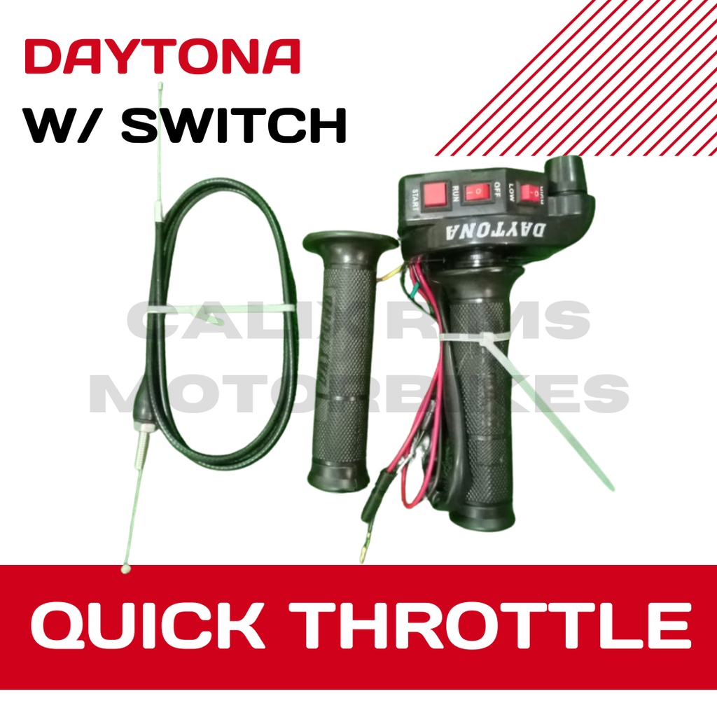 Daytona Quick Throttle w/switch | Shopee Philippines