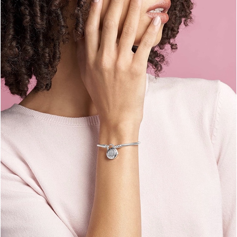 Pandora moments deals pave padlock bracelet