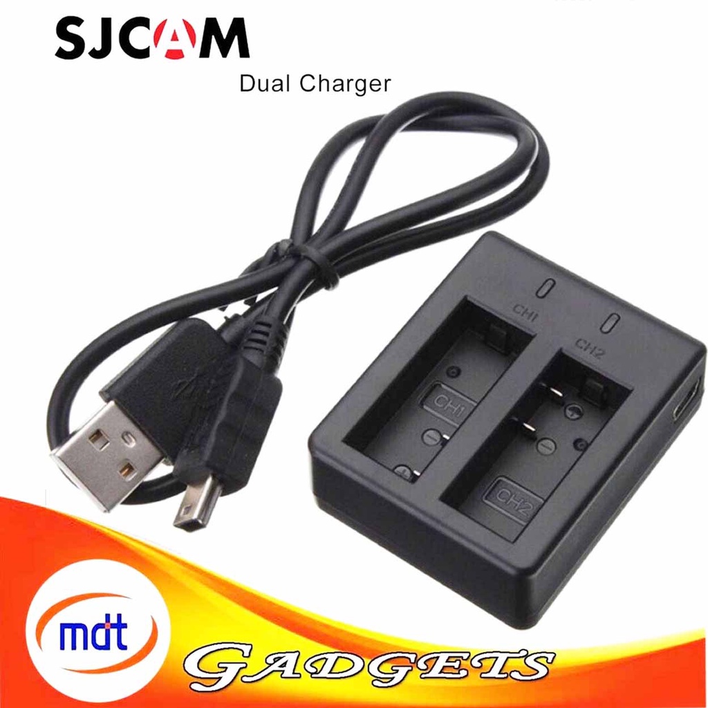 Dual Battery Charger for SJCAM SJ4000 Action Camera(charger only