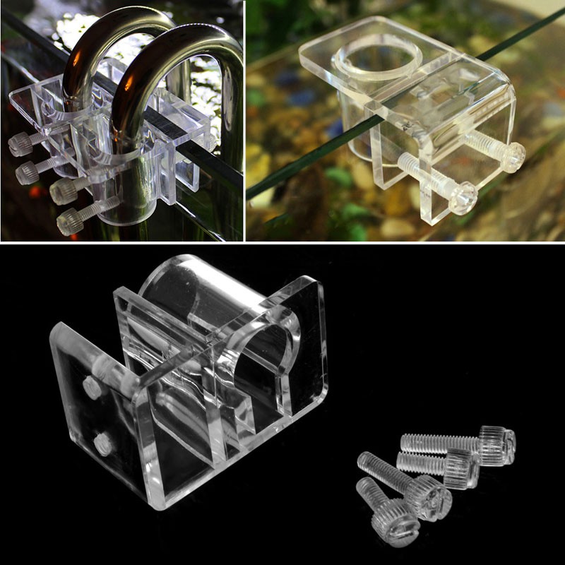 Aquarium Acrylic Fish Tank Filter Outflow Inflow Pipe Water Hose Mount ...