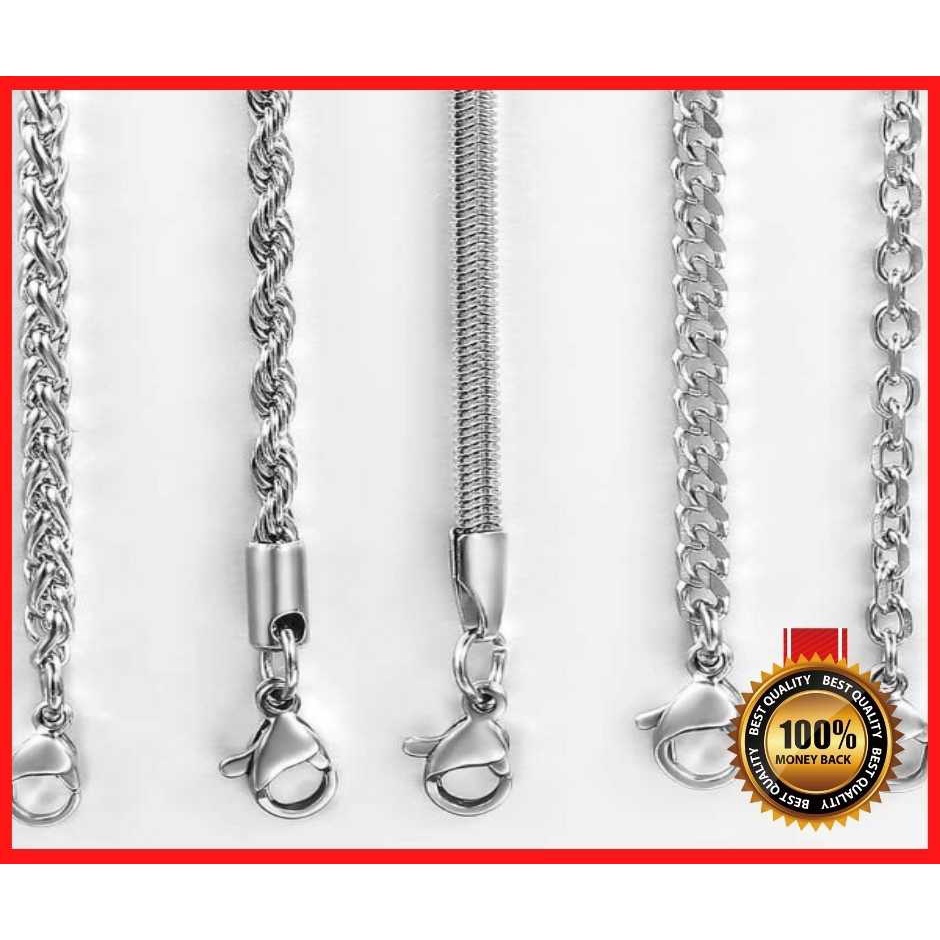 Tala By Kyla Inspired, Silver Necklace For Men, Stainless Steel ...