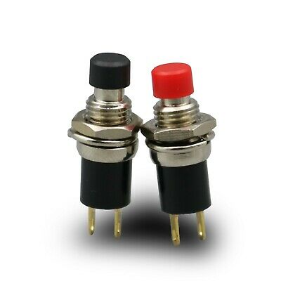 Push Button Switch Momentary Red/Black/Yello/Green/Blue/White Normally ...