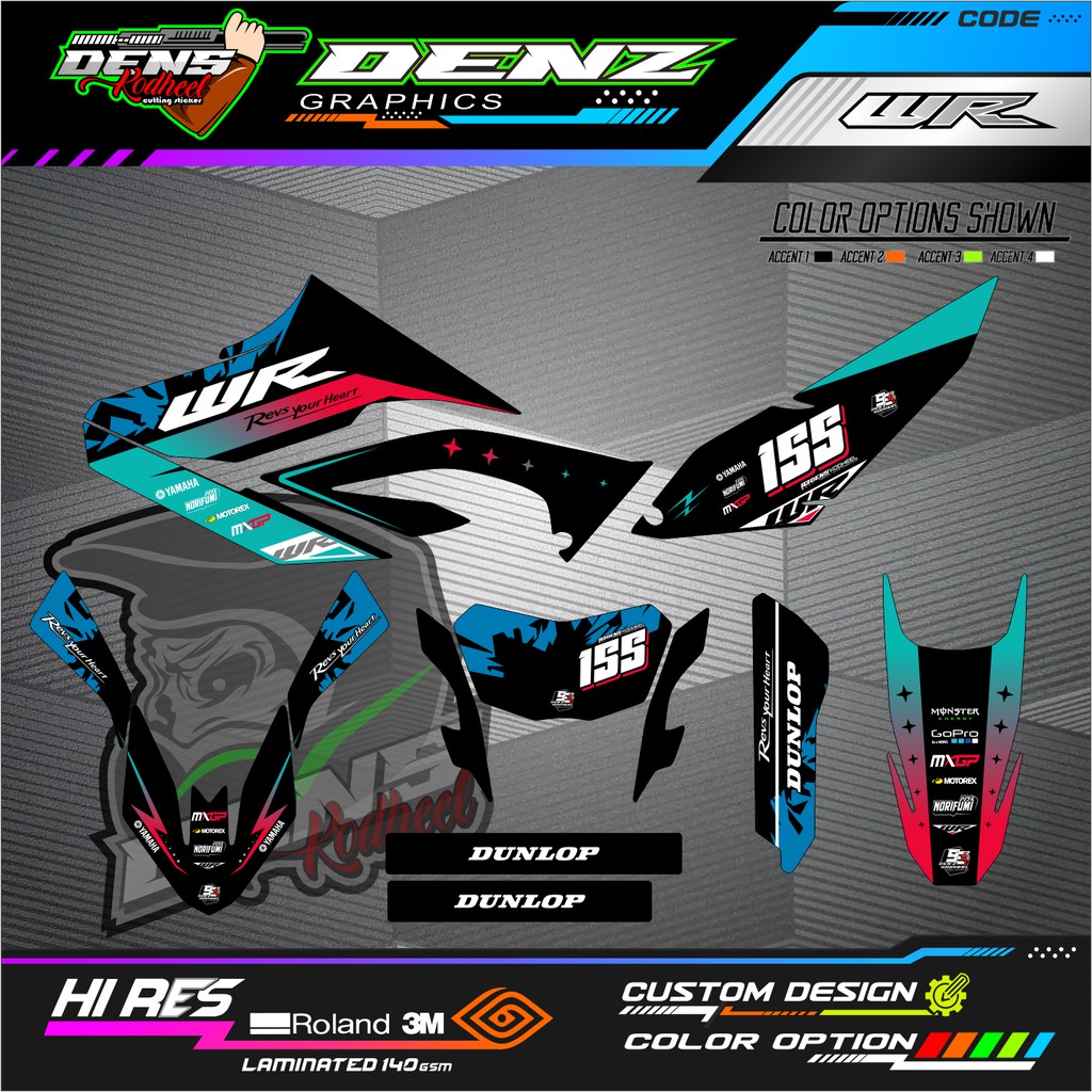 Yamaha WR 155 MD002 DECAL STICKER | Shopee Philippines