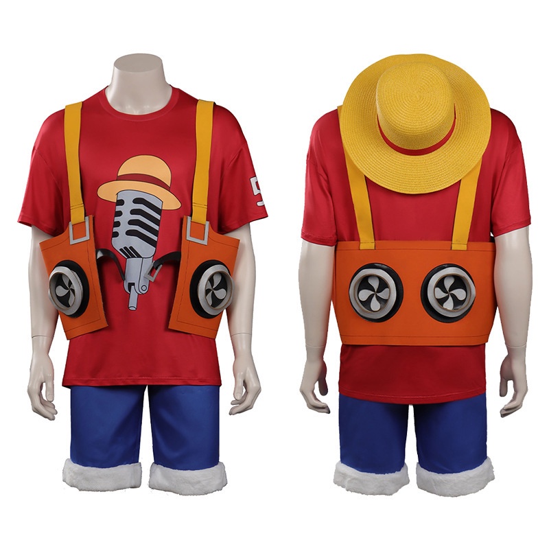 Anime One Piece Film RED Luffy UTA Cosplay Costumes Unisex Role Play ...