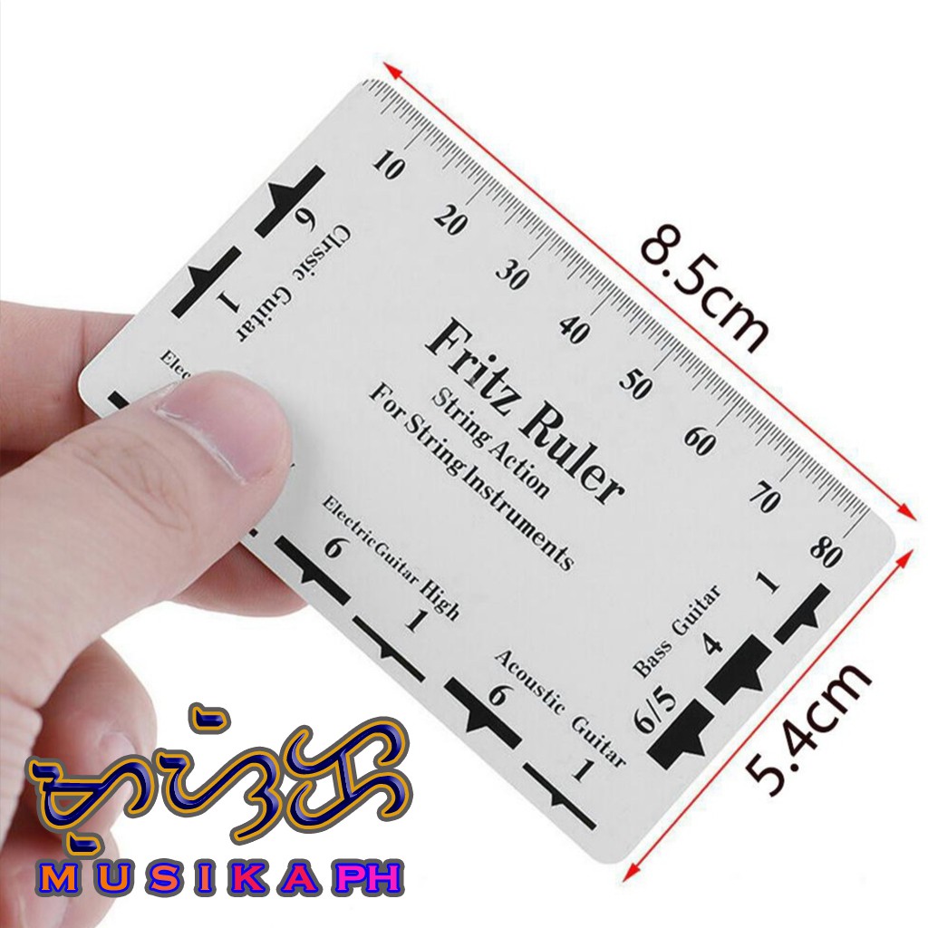 Fritz Ruler Guitar String Action Ruler | Shopee Philippines