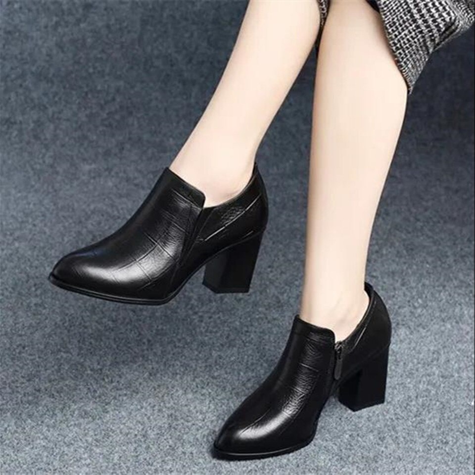 Heeled shoe boots deals