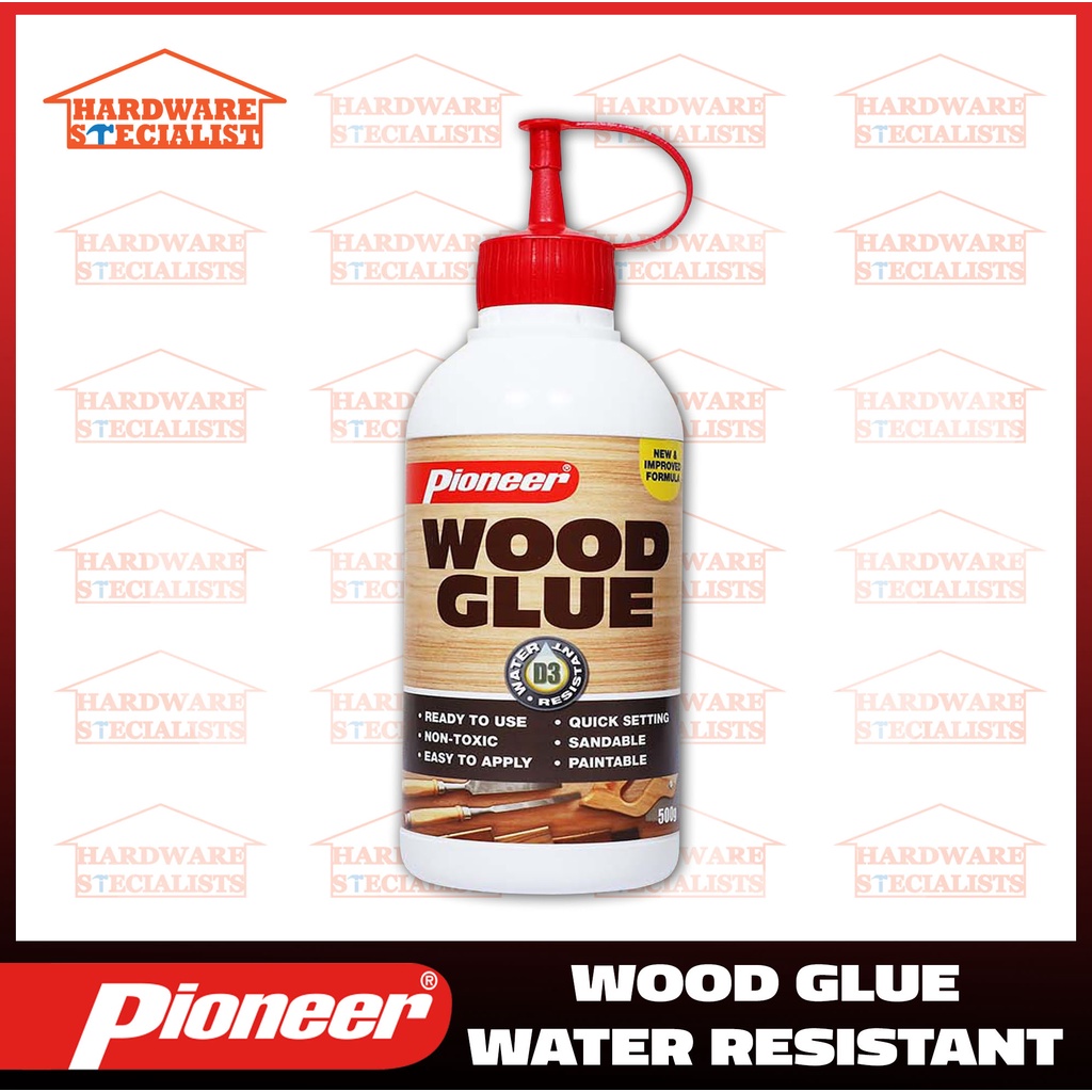 Pioneer Wood Glue New & Improved Formula Water Resistant 500 grams Shopee Philippines