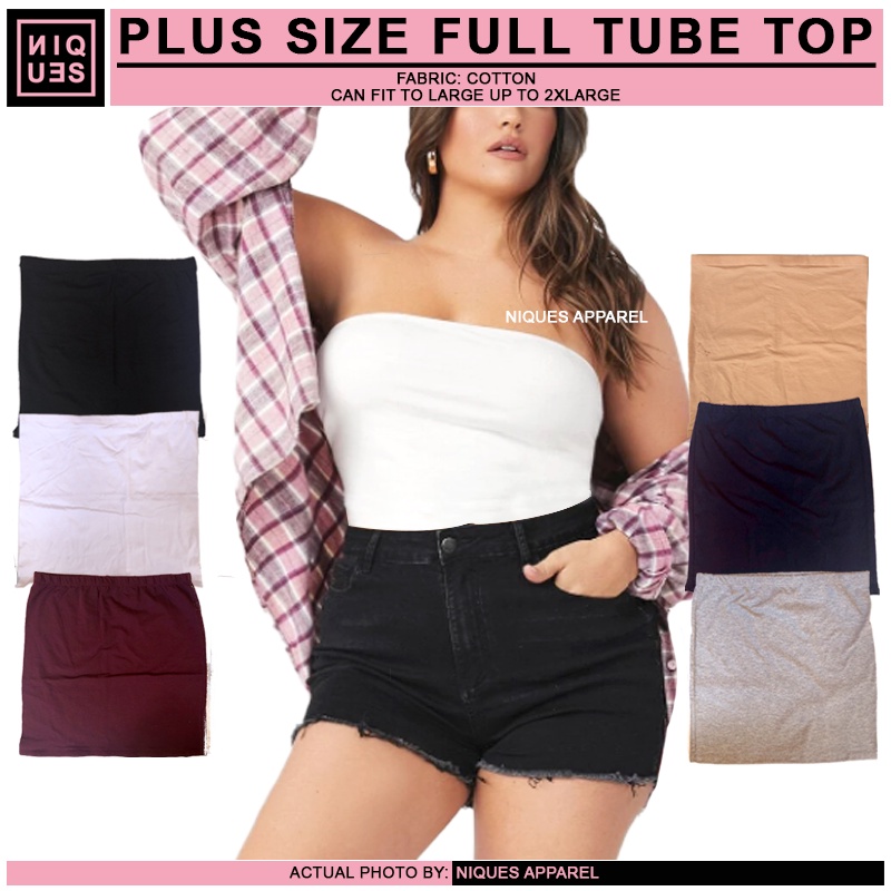 Plus Size Tube Tops