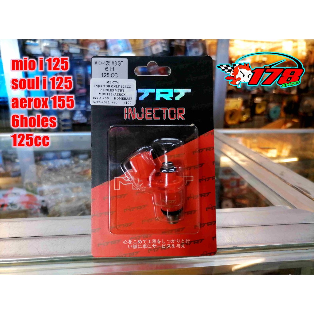 MTRT injector mio i 125 mio soul i 125 125cc 6holes | Shopee Philippines