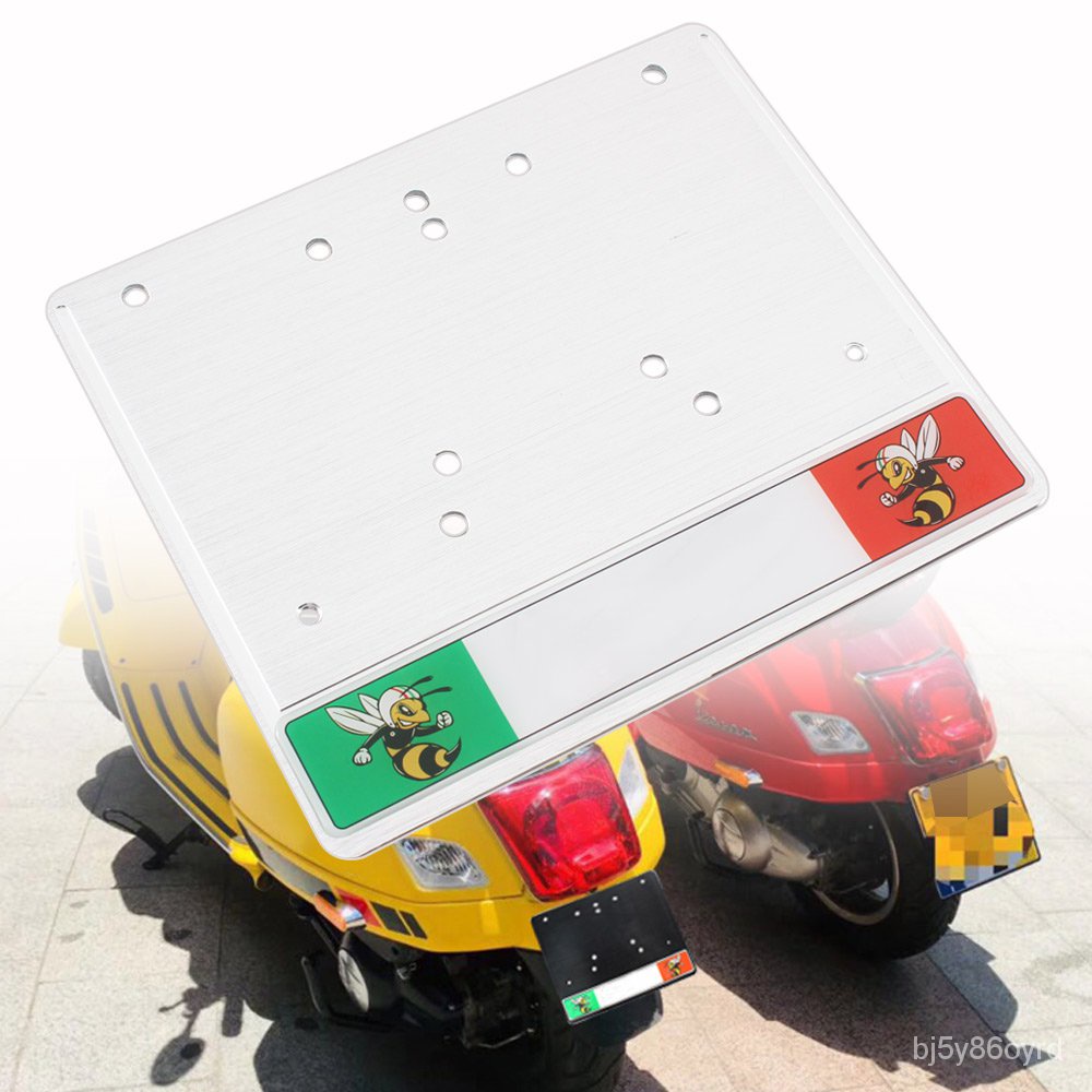 （COD）Original Silver License Plate Frame Holder Mount Bracket For All