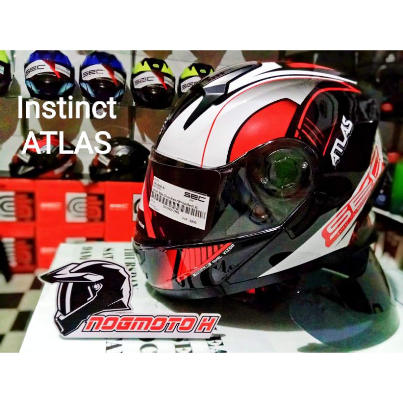 SEC INSTINCT ATLAS MODULAR DUAL VISOR | Shopee Philippines