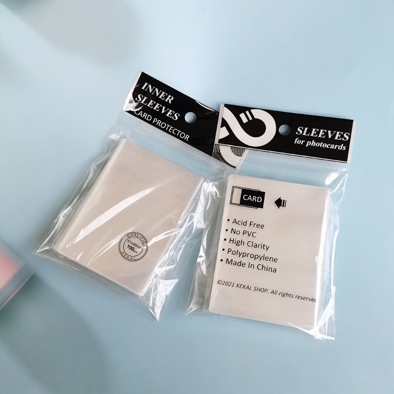 【Acid PVC Free】Transparent Ultra Pro Card Sleeves Game Cards Toploader ...