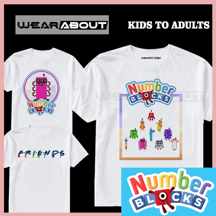 number blocks shirt 6 7 8 9 10 / numberblocks shirt / Number blocks for ...